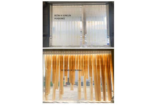 Endüstriyel PVC Şerit Perdeler